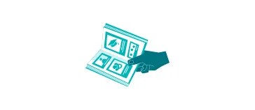 Rączka trzymająca książkę jako symbol naszych publikacji